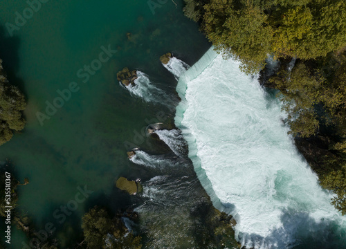 Manavgat Waterfall Drone Photo, Manavgat Antalya, Turkey