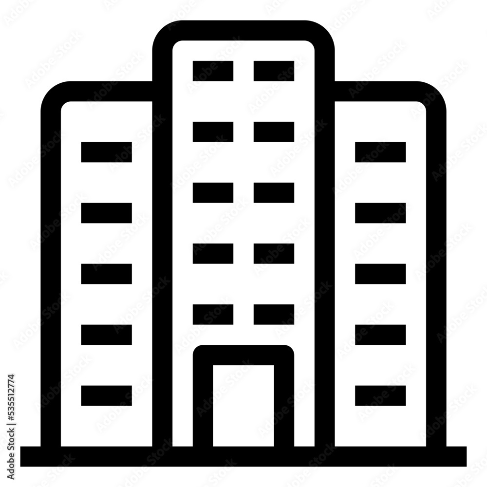 Icon Office With Style Outline