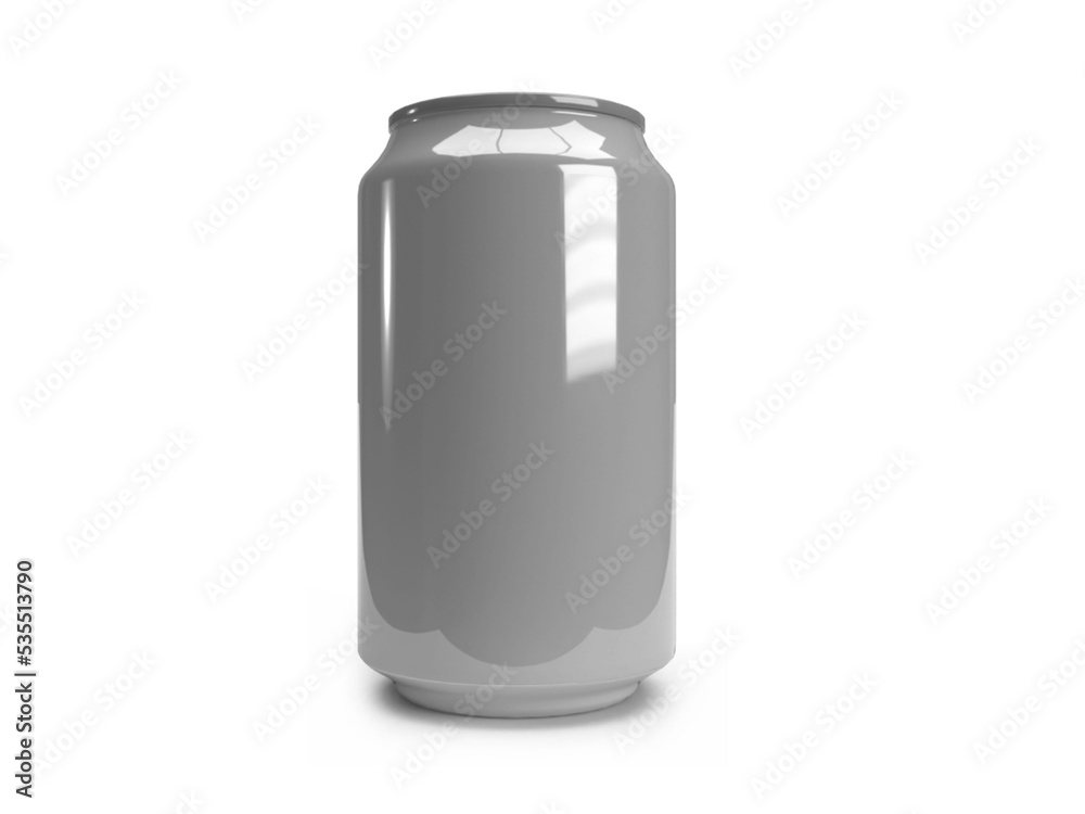 Soda Drink Can 3D Illustration Mockup Scene Soda Drink Can 3D Illustration Mockup Scene