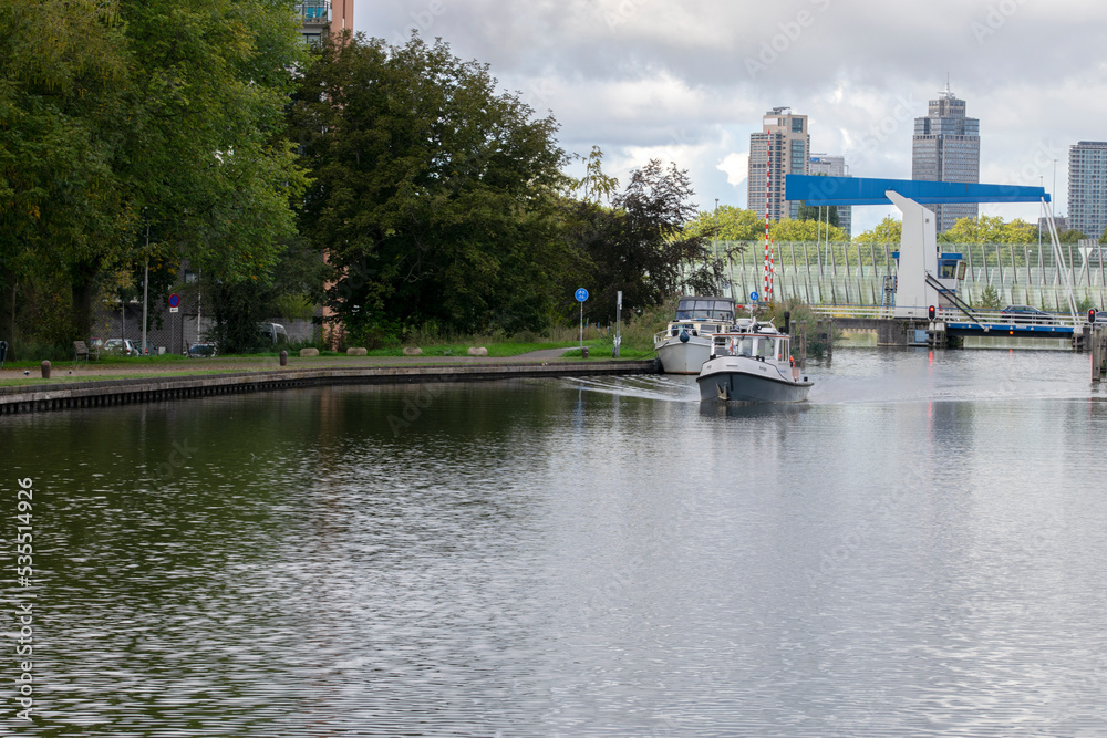Toezicht En Handhaving Company Boat At Amsterdam The Netherlands 28-9-2022