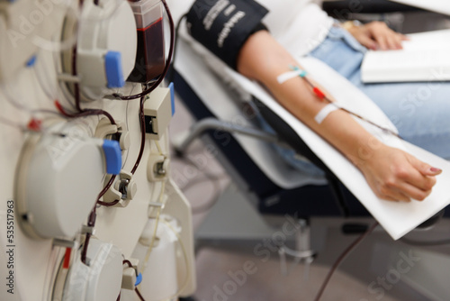 Dialyse spenden Plasma Blut photo