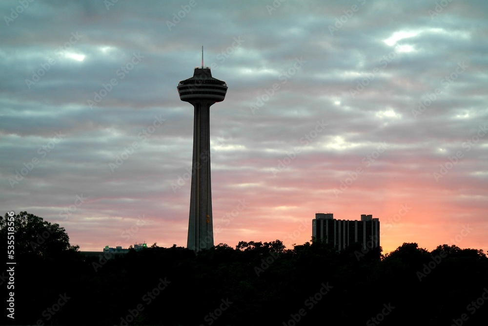 Niagara Falls viewing tower in Canada