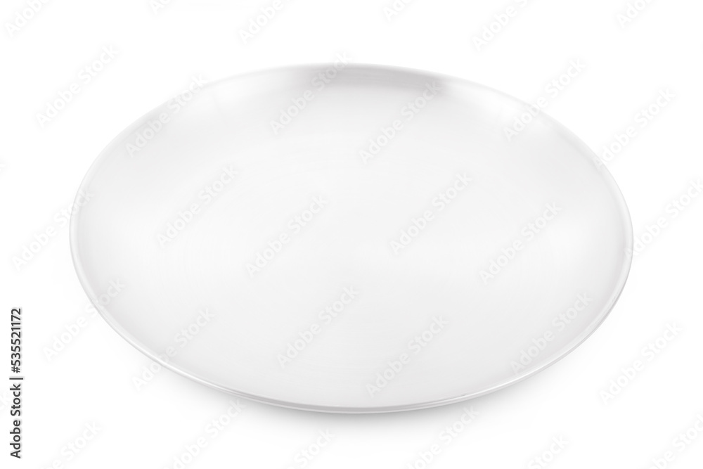 empty plate isolated on white background. empty plate isolated on white background.
