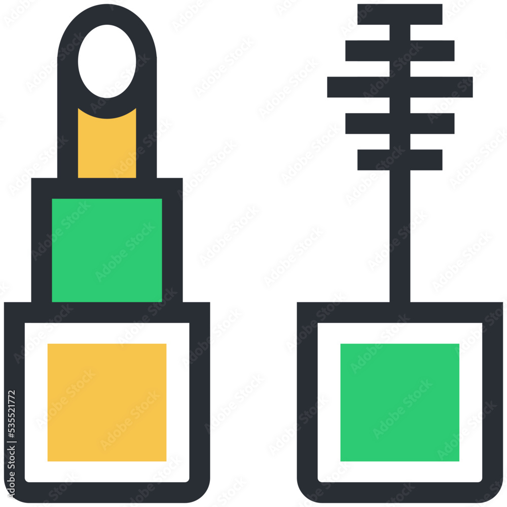 Obraz premium Mascara Vector Icon