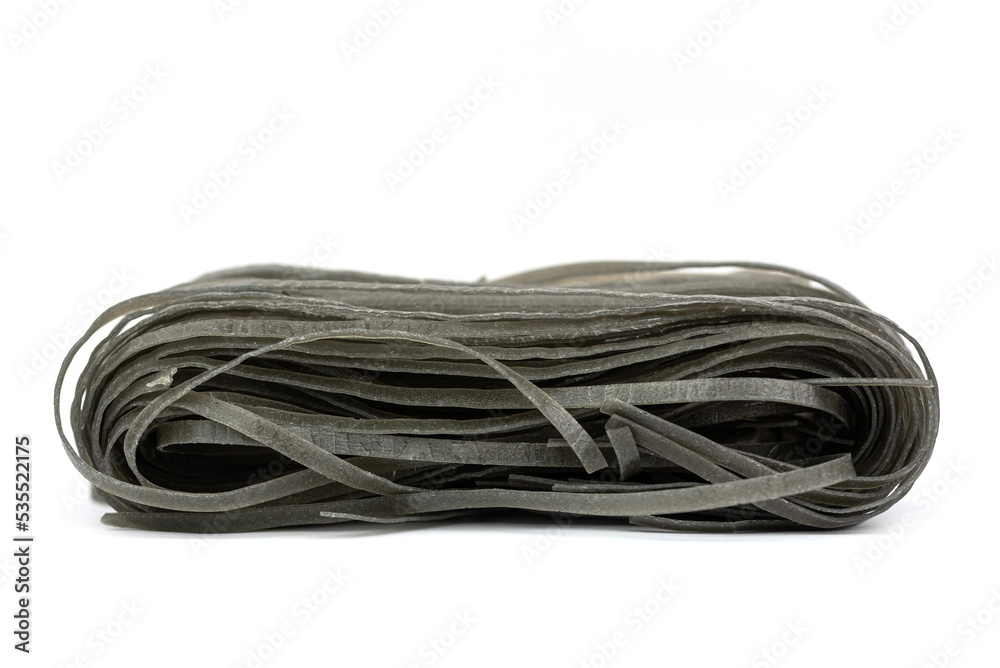 the rice noodles with black sesame the rice noodles with black sesame