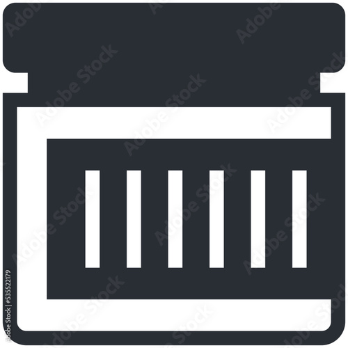 Cream Jar Vector Icon