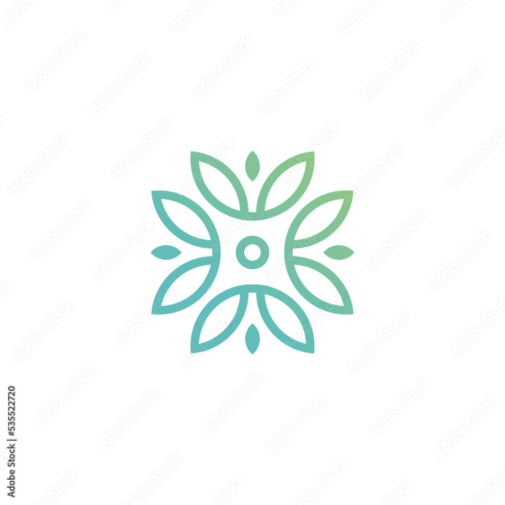 Medical Leaf logo vector, Healthcare logos design
