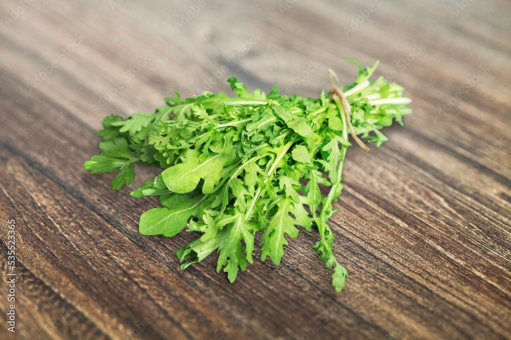 Parsley green fresh bunch on the desk Parsley green fresh bunch on the desk
