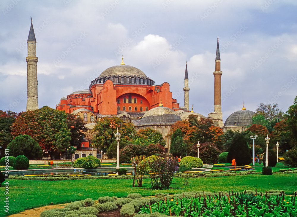  Hagia Sophia in Istanbul,Turkey