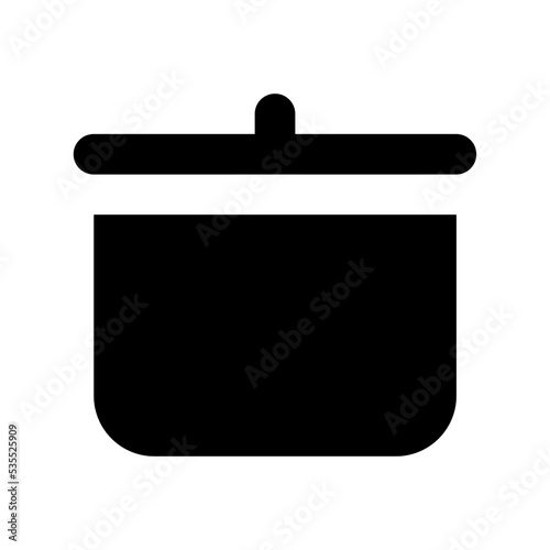 Cooking Pan Flat Vector Icon