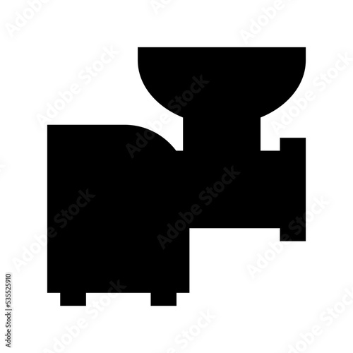 Mincer Machine Flat Vector Icon