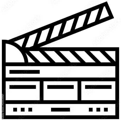 Clapperboard icon