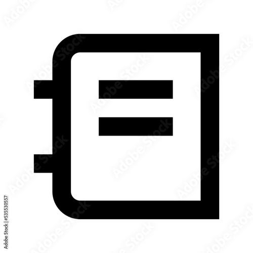 Notebook Vector Icon