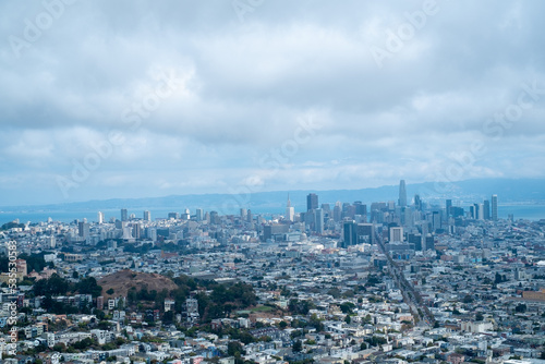 View of the city of San Francisco  California