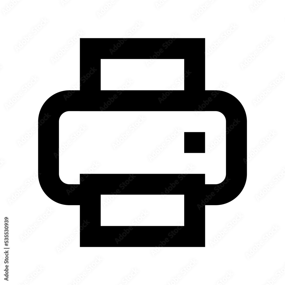 Printer Vector Icon Printer Vector Icon