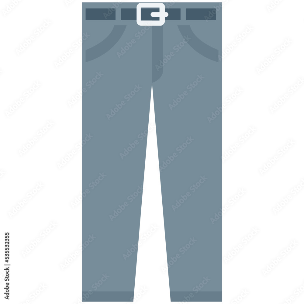 Pants Colored Vector Icon
