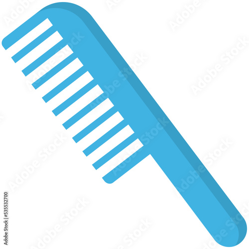 Comb Colored Vector Icon