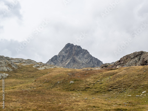 mountains in Kurzras in South Tyrol