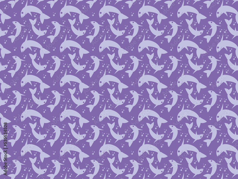 seamless pattern with FISHES seamless pattern with FISHES