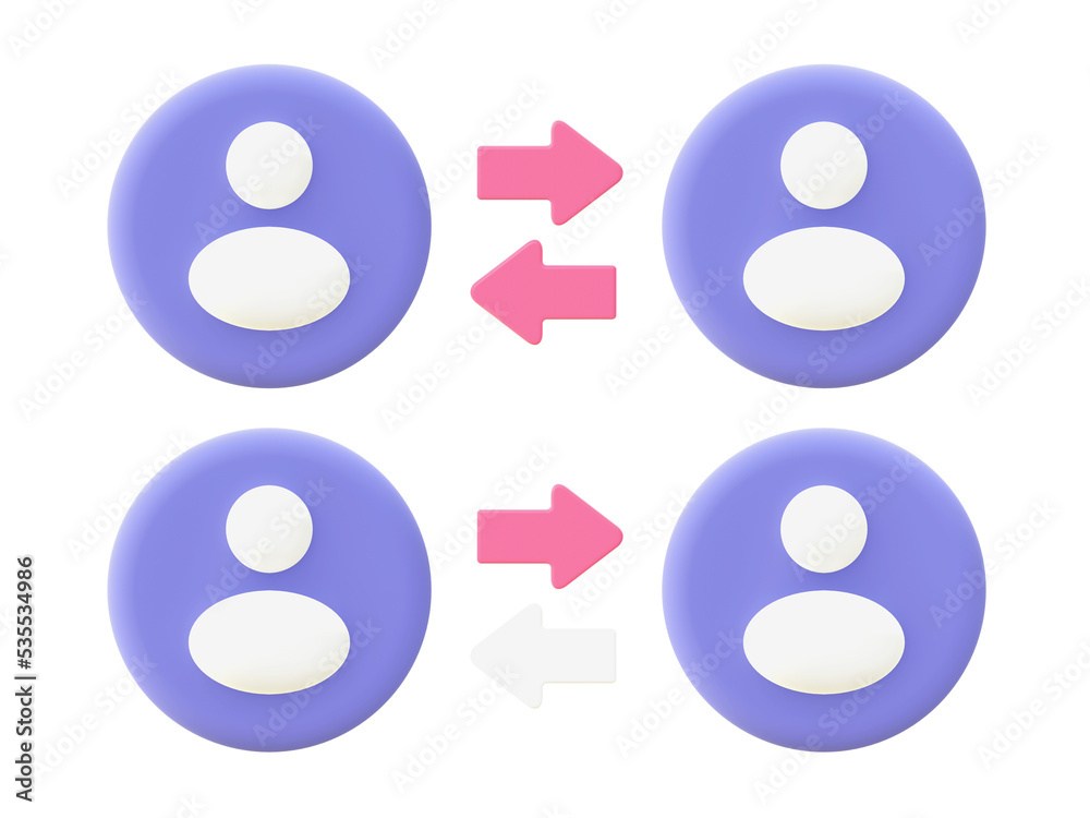 3d illustration icon of purple Relationship for UI UX web mobile apps social media ads designs 3d illustration icon of purple Relationship for UI UX web mobile apps social media ads designs