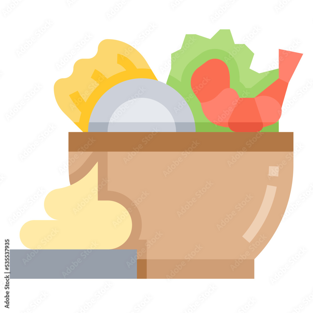 Fototapeta premium Salad icon