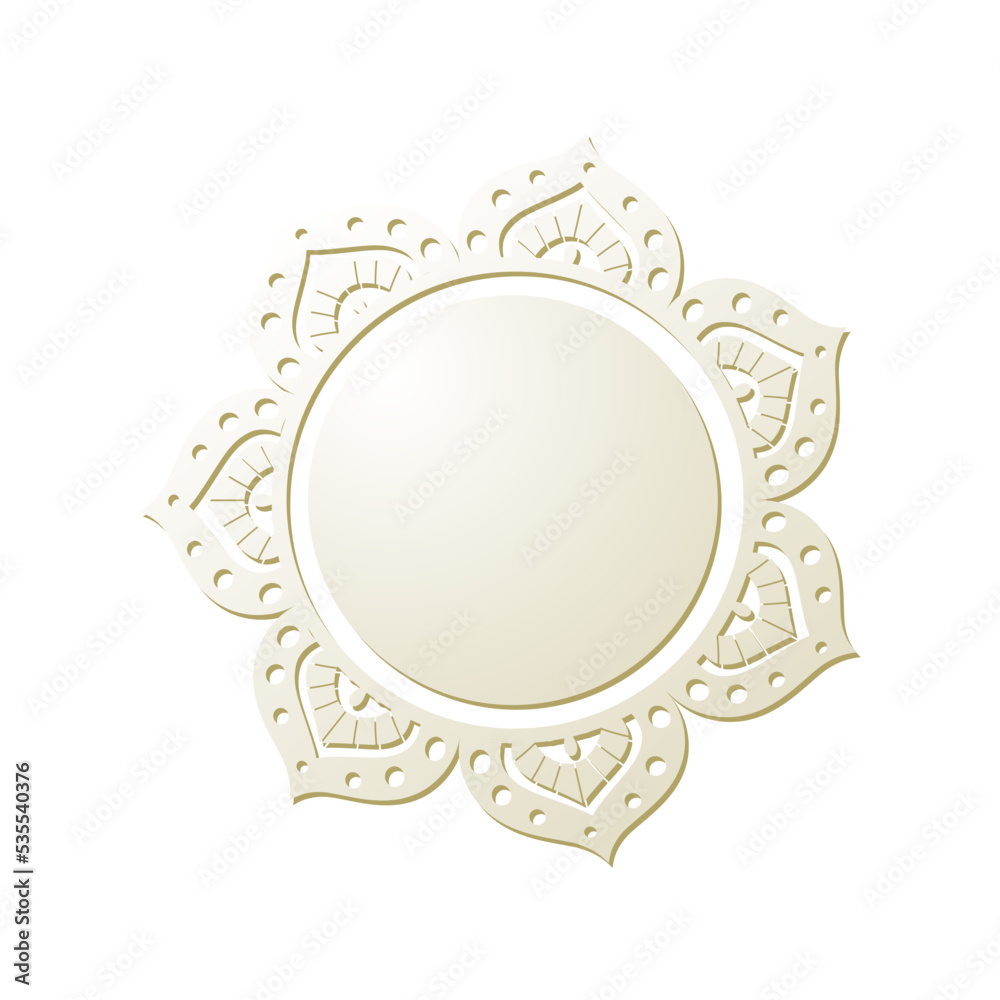ornamental sun, vector illustration 