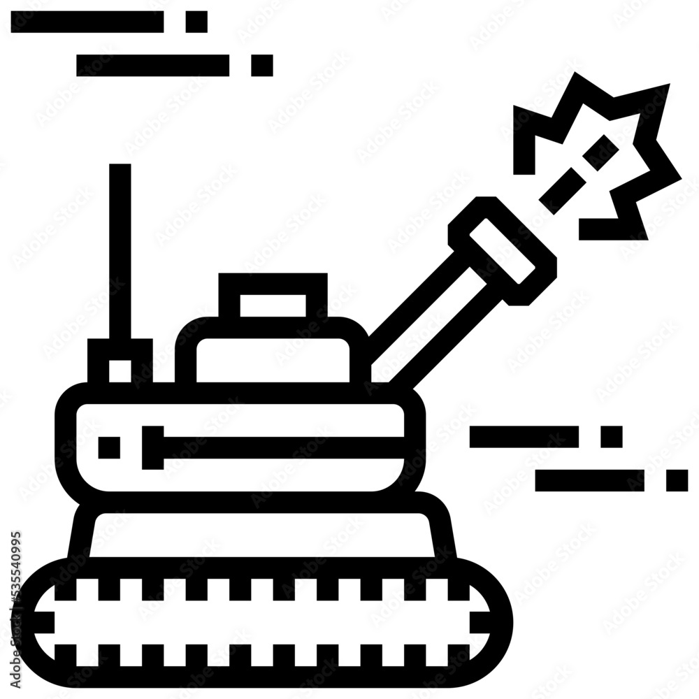 Obraz premium Tank icon