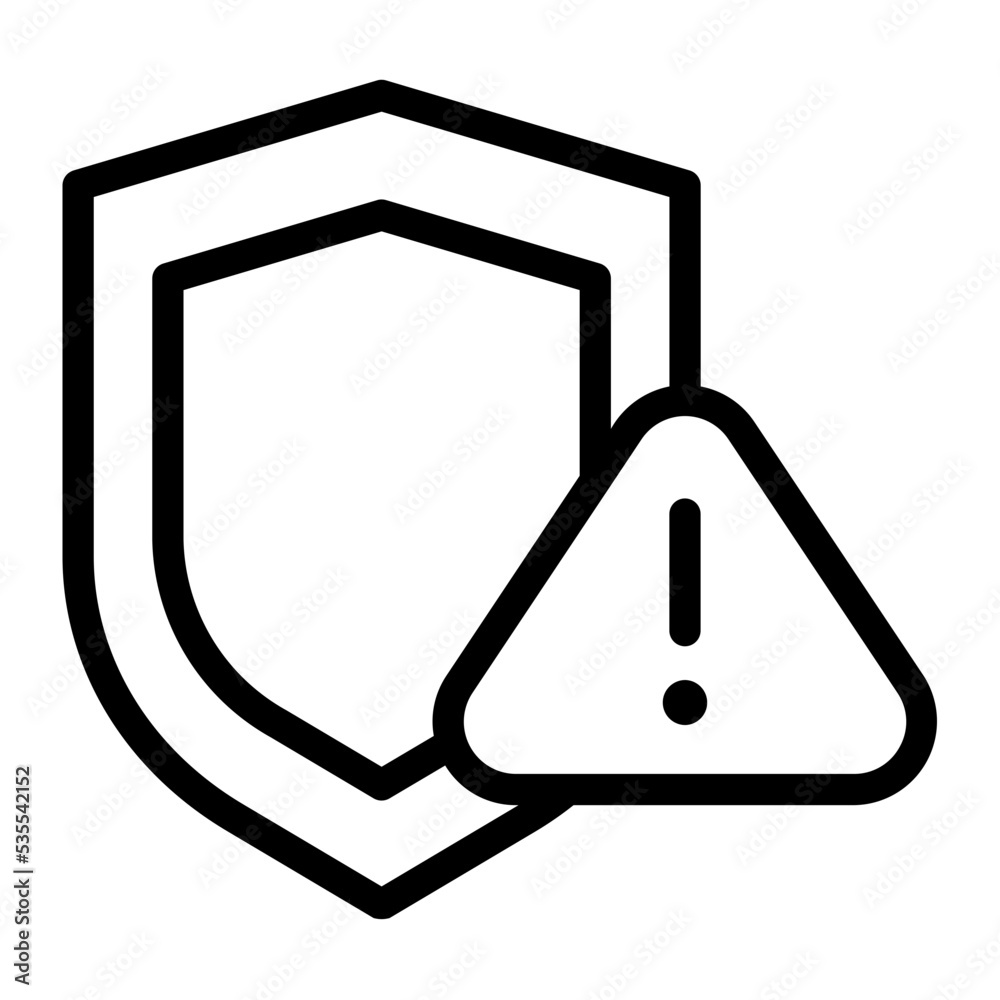 shield line icon shield line icon