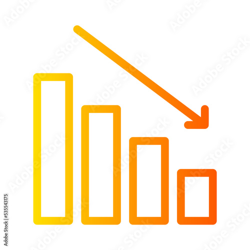 loss gradient icon