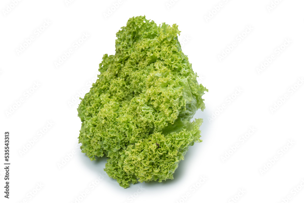 Iceberg lettuce isolated on white background. Iceberg lettuce isolated on white background.