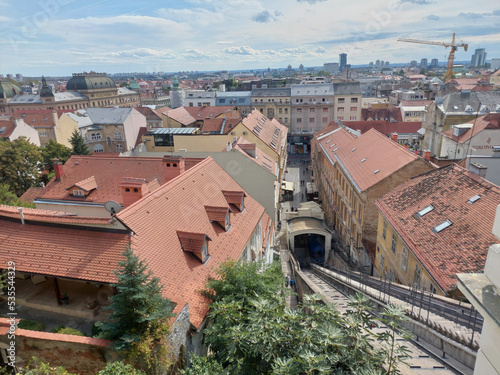 Zagrzeb stolica Chorwacjii panorama