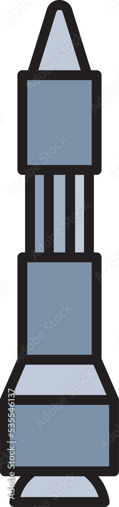 missile and rocket icon illustration missile and rocket icon illustration