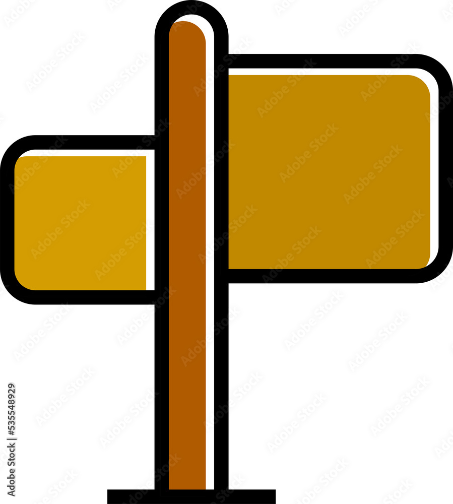 wooden street signage and sign post illustration wooden street signage and sign post illustration