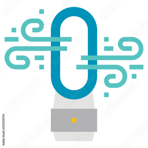 Air flat icon