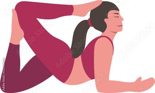 woman yoga pose