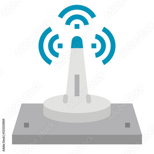 wireless flat icon