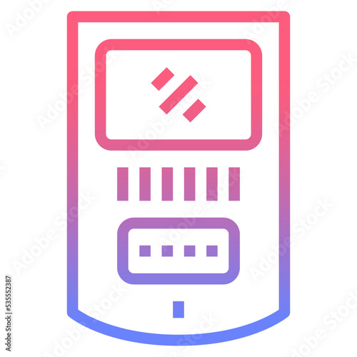 intercom line gradient icon