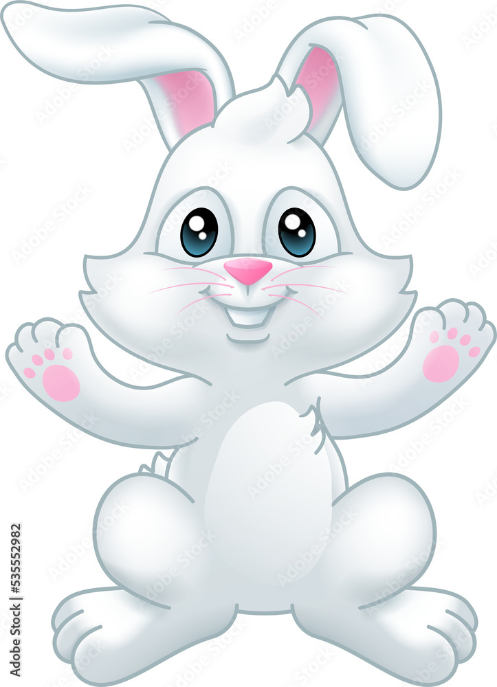 Obraz premium Easter Bunny Rabbit Cartoon