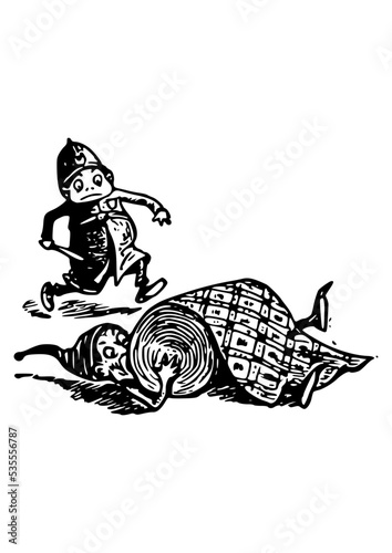 Polizei Kobold und Teppich 