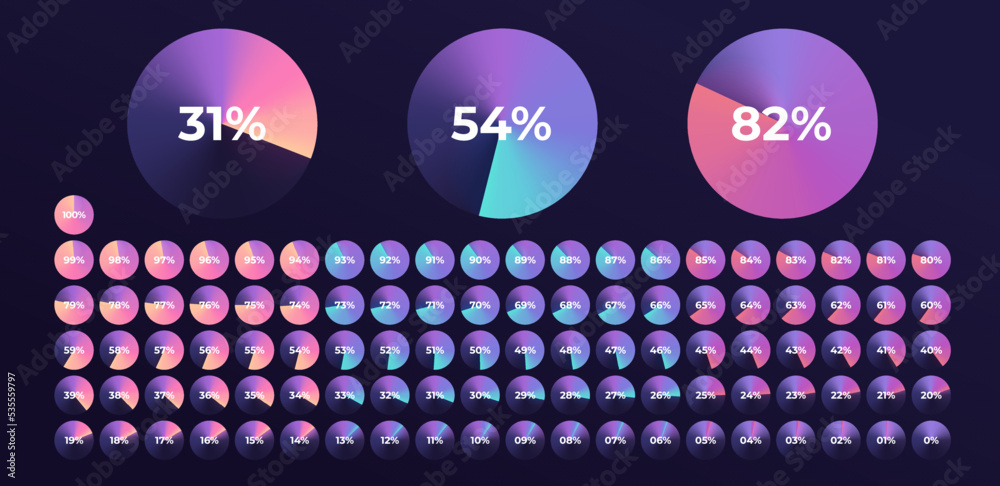 Loading indicator. Progress bar. Neon color, black background ...