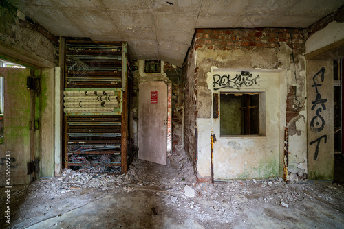 Walter Ulbricht's old winter house, once a symbol of luxury and power in the GDR, now stands as a silent ruin, telling stories from a bygone era photo