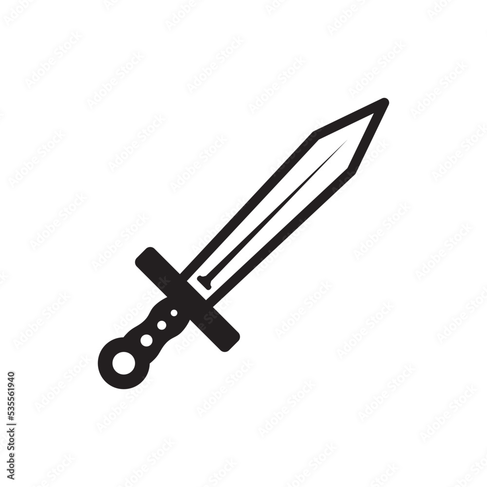 Sword Icon Vector Illustration Design Sword Icon Vector Illustration Design