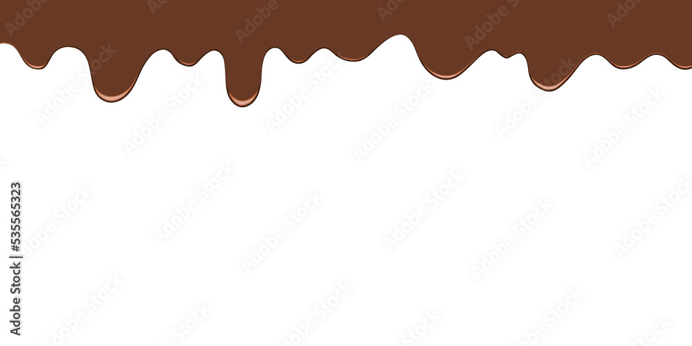 Chocolate drip border Chocolate drip border