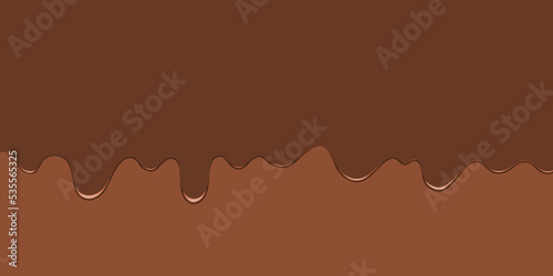 Vector chocolate glaze texture