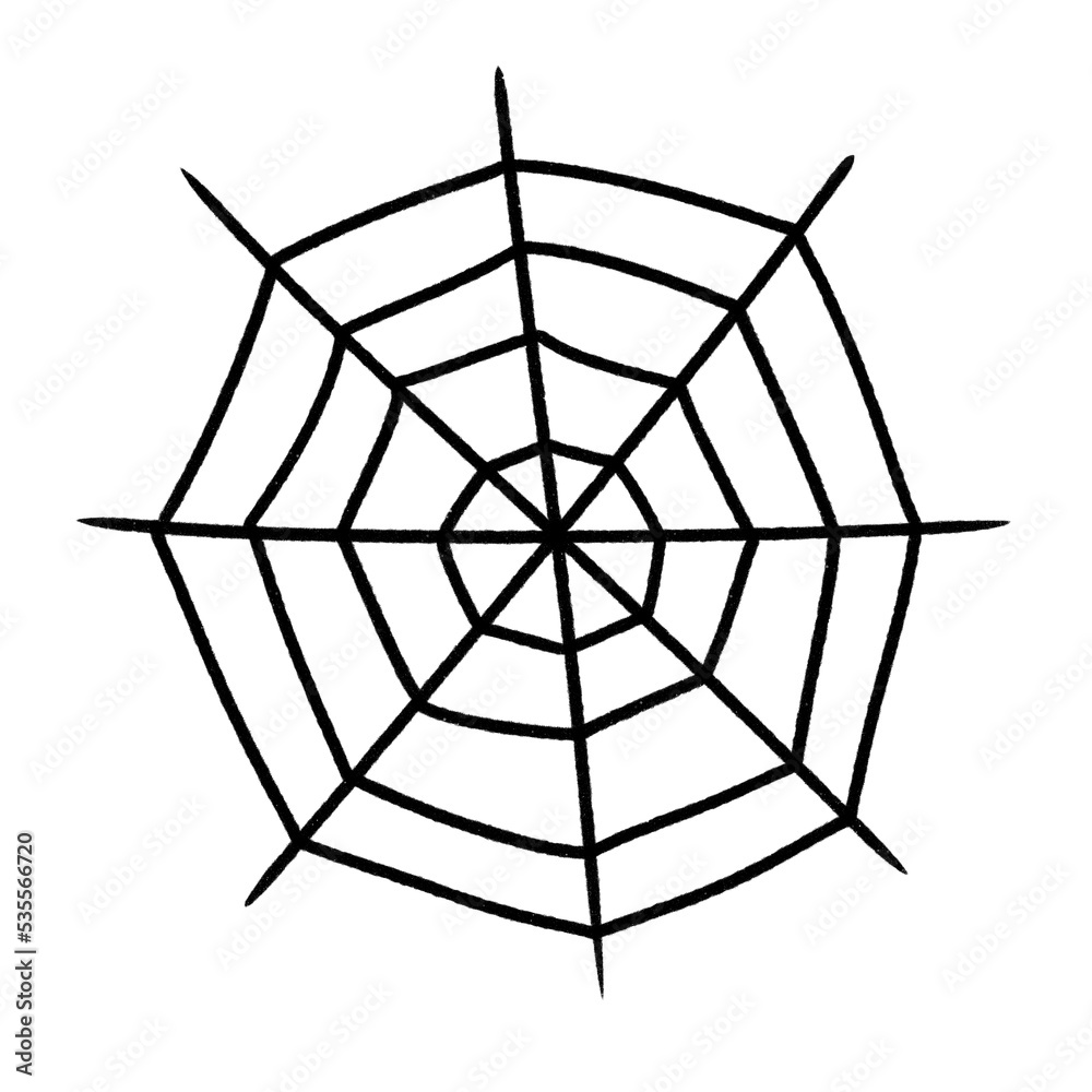 Obraz premium Spider web icon