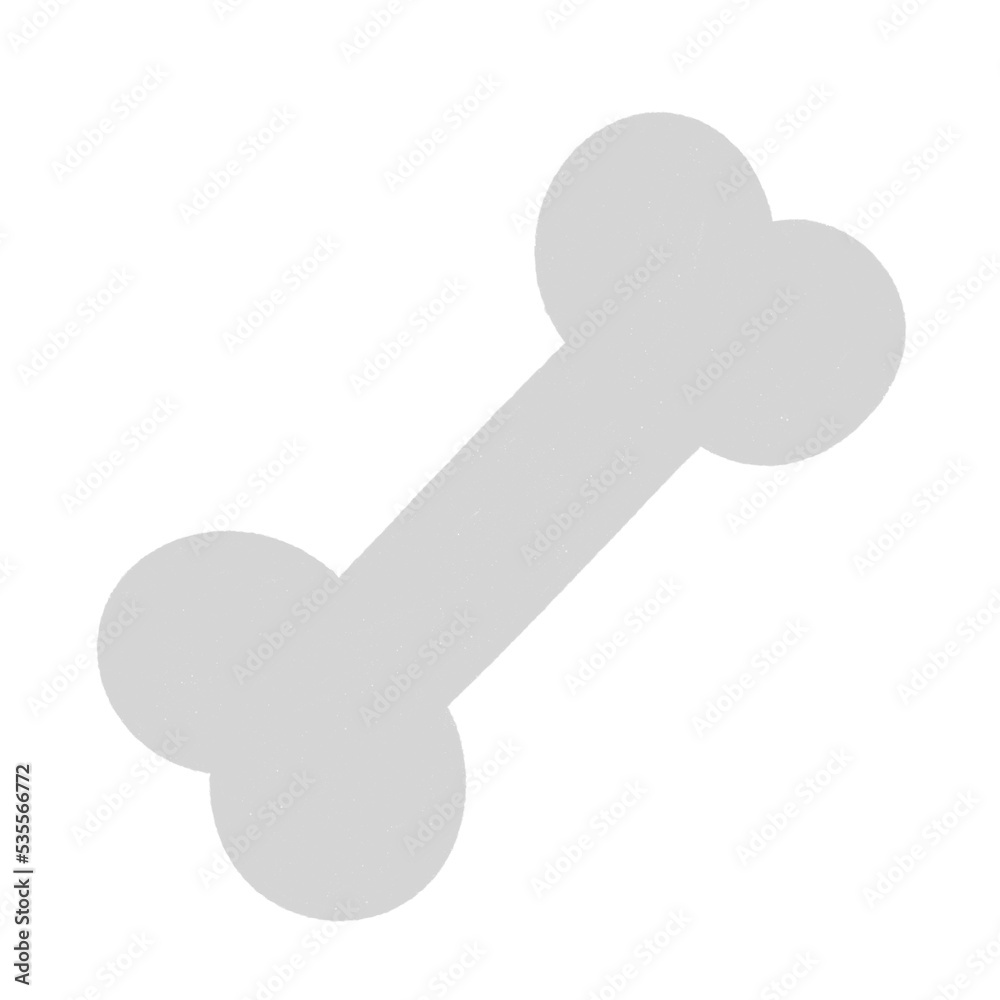 Halloween doodle bone element icon Halloween doodle bone element icon