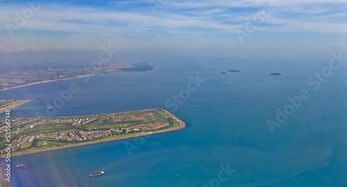 Jakarta's reclamation island view from above © YURIANTO
