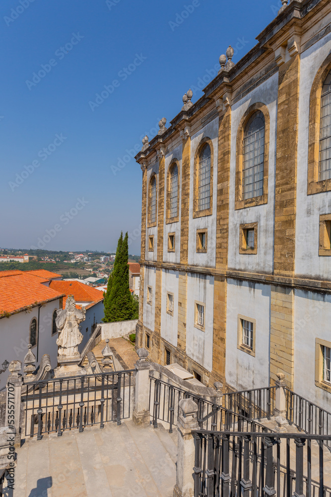 Entrance of Joanina library in Coimbra University