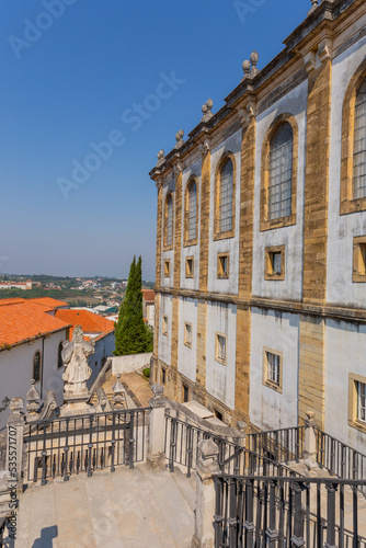 Entrance of Joanina library in Coimbra University