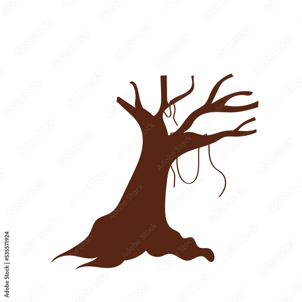 big dead tree silhouette big dead tree silhouette